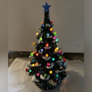 Glazed ceramic Christmas tree